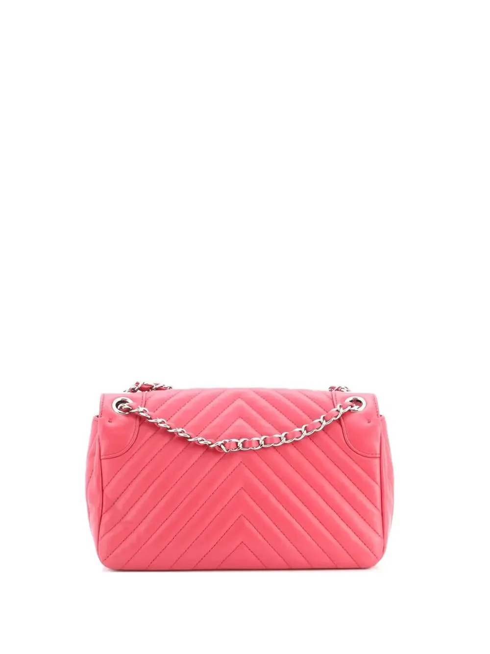 Chanel Round Cc Chain Flap Bag Chevron #323229C24B